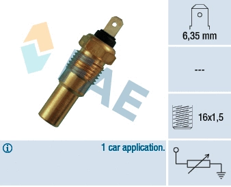 Sensor, coolant temperature (31380)
