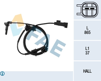 Sensor, wheel speed (78111)