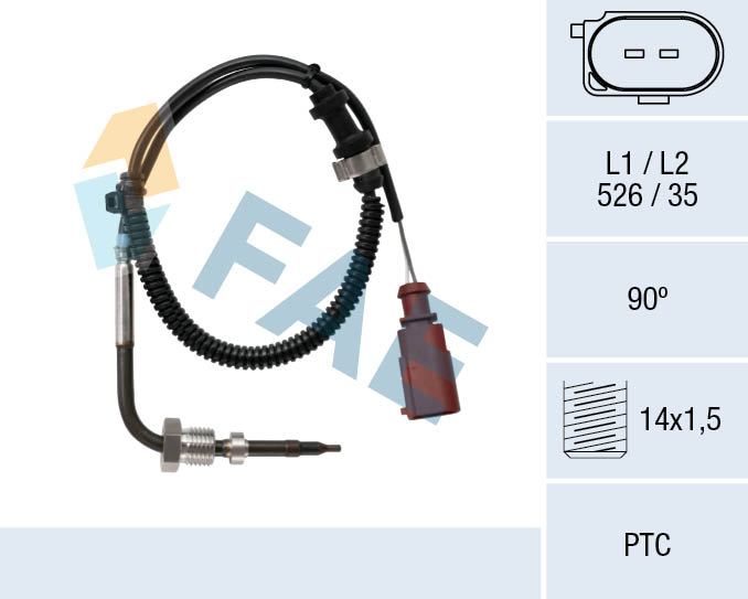 Sensor, exhaust gas temperature (68021)