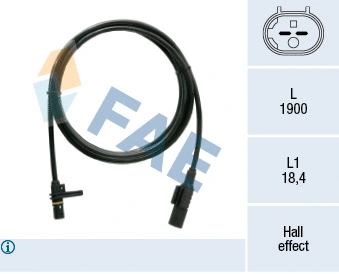 Sensor, wheel speed (78526)