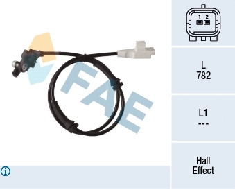 Sensor, wheel speed (78317)