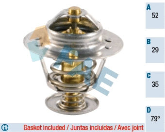 Thermostat, coolant (5307379)