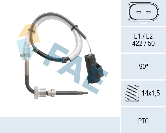 Sensor, exhaust gas temperature (68067)