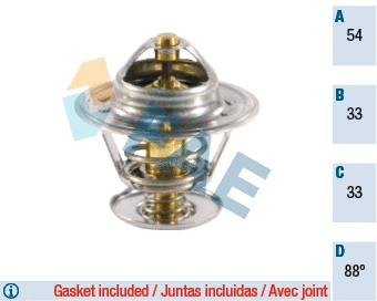 Thermostat, coolant (5307788)