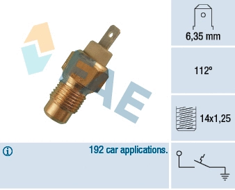 Temperature Switch, coolant warning lamp (35180)