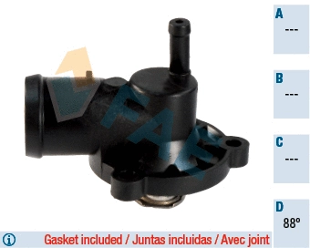 Thermostat, coolant (5352088)