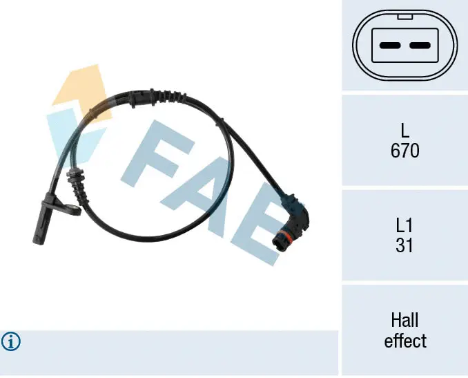 Sensor, wheel speed (78467)
