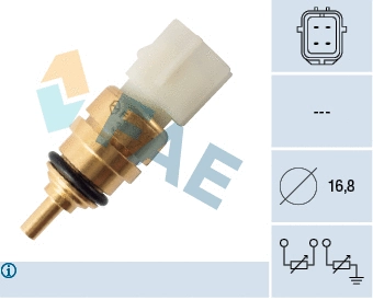 Sensor, coolant temperature (33357)