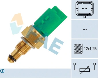 Sensor, coolant temperature (33695)