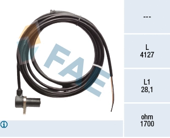 Sensor, wheel speed (78417)