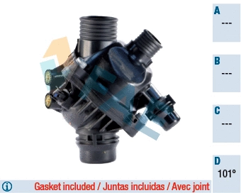 Thermostat, coolant (5348401)