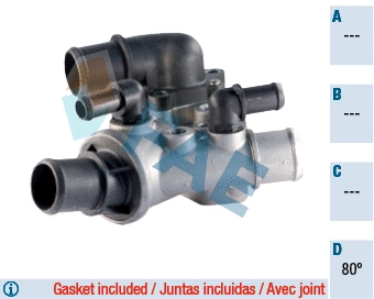 Thermostat, coolant (5343880)