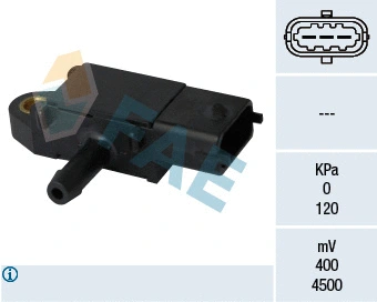 Sensor, exhaust pressure (16108)