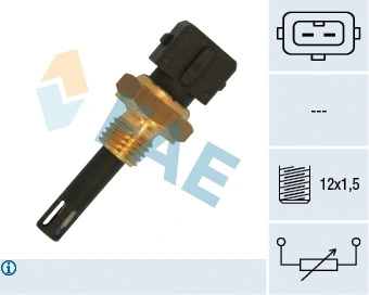 Sensor, intake air temperature (33166)