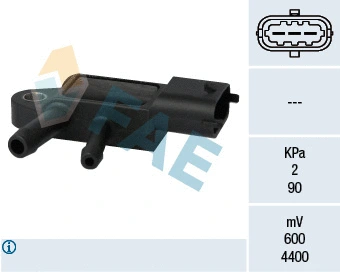 Sensor, exhaust pressure (16110)
