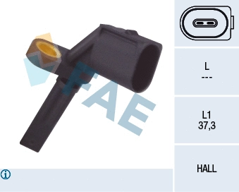 Sensor, wheel speed (78061)