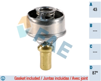 Thermostat, coolant (5202887)