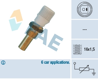 Sensor, coolant temperature (32620)