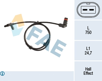 Sensor, wheel speed (78210)