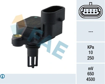 Sensor, intake manifold pressure (15072)