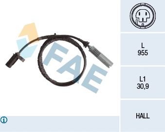 Sensor, wheel speed (78139)