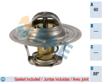 Thermostat, coolant (5320388)