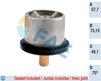 Thermostat, coolant (5320275)