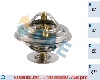 Thermostat, coolant (5304487)