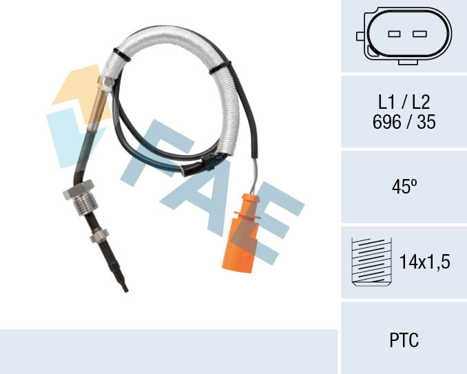Sensor, exhaust gas temperature (68058)