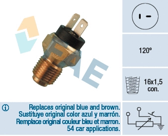 Sensor, coolant temperature (34060)