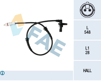 Sensor, wheel speed (78325)