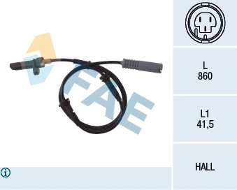 Sensor, wheel speed (78009)