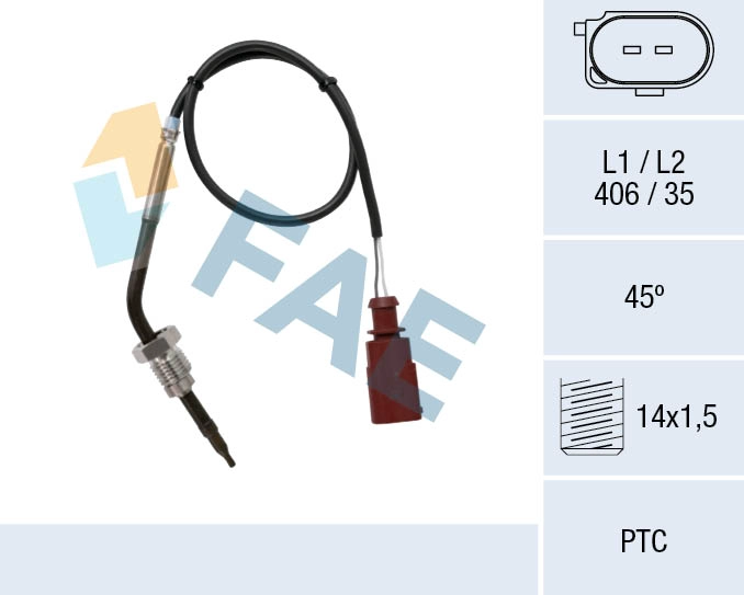 Sensor, exhaust gas temperature (68049)