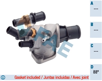 Thermostat, coolant (5327088)