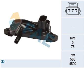 Sensor, exhaust pressure (16121)