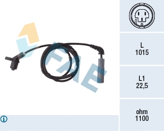 Sensor, wheel speed (78019)