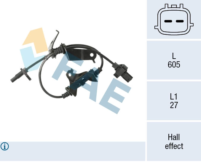 Sensor, wheel speed (78717)