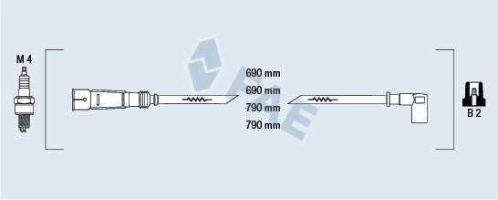 Ignition Cable Kit (85400)
