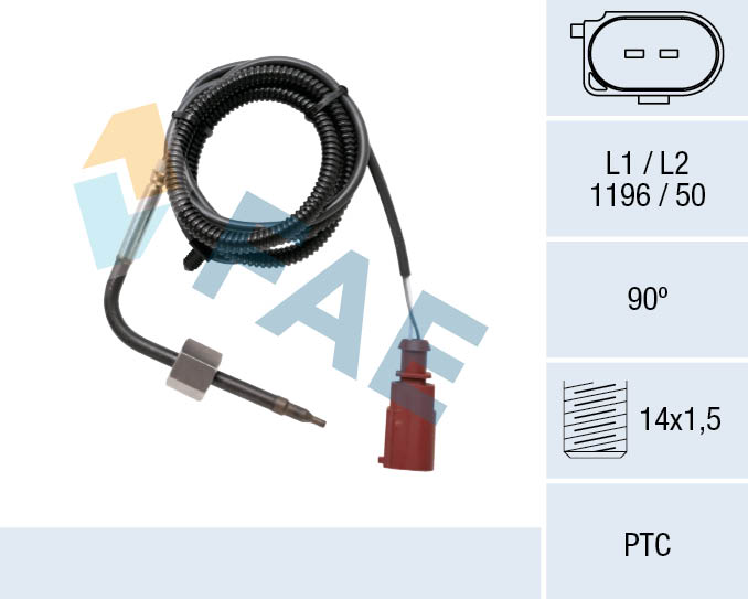 Sensor, exhaust gas temperature (68062)