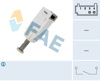 Switch, clutch control (cruise control) (24791)