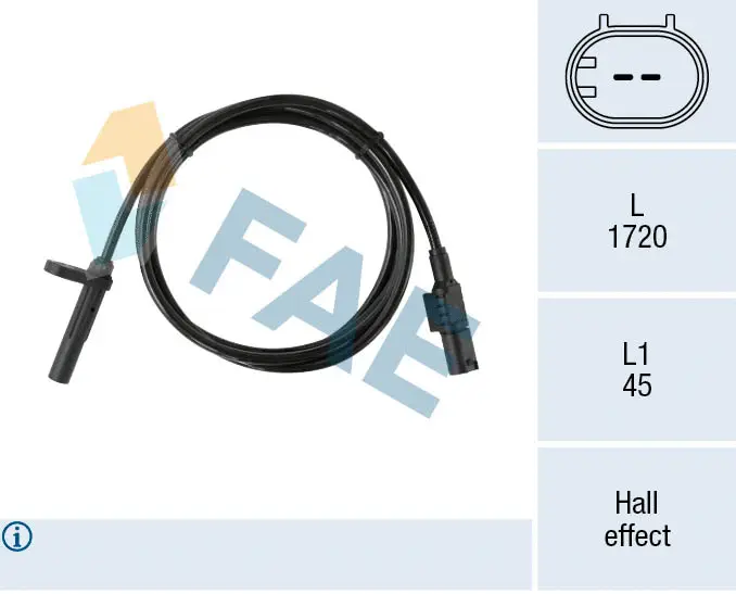 Sensor, wheel speed (78543)