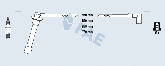 Ignition Cable Kit (85821)