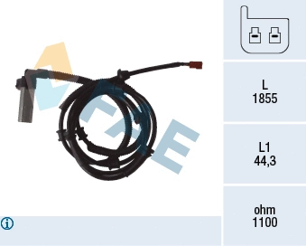 Sensor, wheel speed (78069)