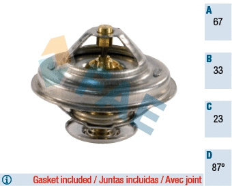 Thermostat, coolant (5305587)