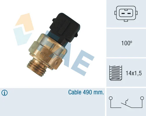 Temperature Switch, coolant warning lamp (35570)