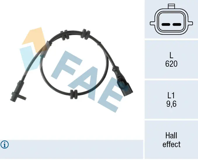 Sensor, wheel speed (78553)
