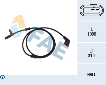 Sensor, wheel speed (78037)
