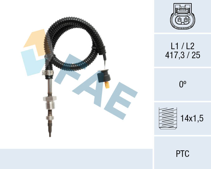 Sensor, exhaust gas temperature (68112)