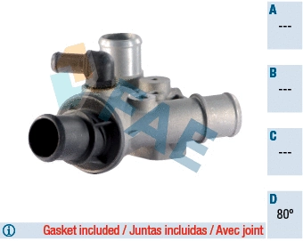 Thermostat, coolant (5336380)