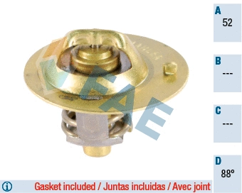 Thermostat, coolant (5320588)